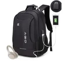 Mochila executiva impermeável notebook USB  antifurto grande viagem escolar