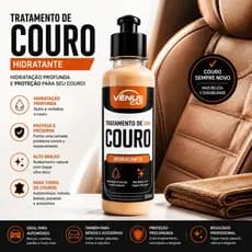 Hidratante Tratamento e Proteção  De Couro Vênus Car Restaura Protege Da Brilho