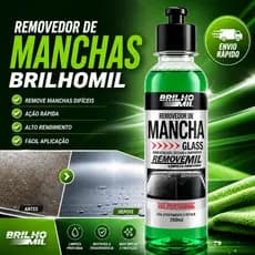 Limpa Vidro Automotivo Tira Manchas de Chuva - Restaura Vidros e Para-Brisas Brilhomil