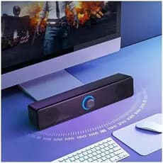 Soundbar Caixa de Som PC Computador Tv Televisão Controle de Som Potente