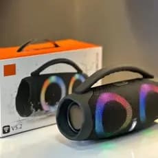 Caixa de Som Bluetooth Portátil BOX3 RGB 10W – Som Potente, Subwoofer, Iluminação LED, Conexão Rápida
