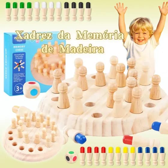 Jogo De Memórias De Aprendizagem adeira Brinquedos educativos de memória para Crianças, Treino de Atenção e Concentração