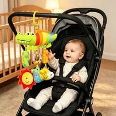 Brinquedo Mobile Carrinho Berço Bebê 0-36 meses Pendente Pelúcia com Suspensão Cama Macio de Animal para Cadeirinha
