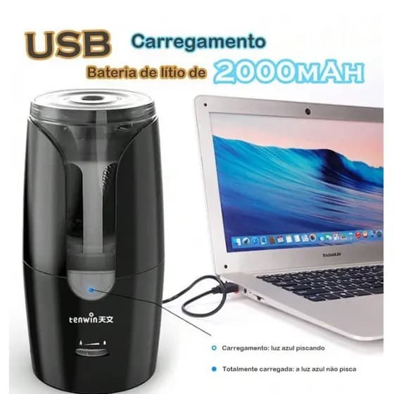 MEDOOSI-Apontador De Lápis Elétrico USB Automático/Material De Papelaria Para De Cor Mecânica Crianças Artistas - 8028