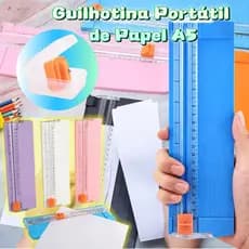 Guilhotina Portátil de Papel A4 para Lâmina Precisão e Fácil Manuseio de Precisão para Escritório,Scrapbook e Artesanato