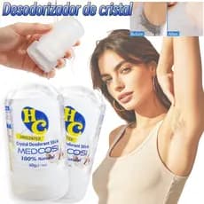 Desodorante natural Cristal/Pedra (60g)  odor c vermelhidão e inchaçoorporal Antitranspirantes para homens e mulheres