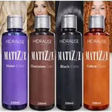 Shampoo Tonalizante Matizze Hidralise Preto Marsala Cobre Vermelho Violeta 200ML