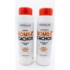 Shampoo e Condicionador Bomba Cachos Cabelos Cacheados e Crespos 500ML