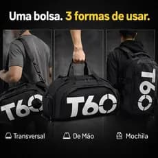Bolsa Multifuncional 3 em 1 Mochila Transversal Sport