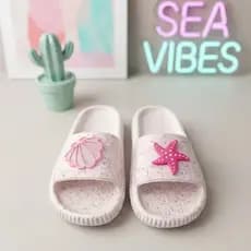Chinelo Nuvem Slide Infantil Garotas Verão Leve Pratico Confortável