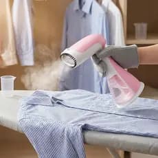 Passadeira 2 em 1 - 127V Ferro A Vapor De Roupas Tira Amasso Steamer Portátil 1500w