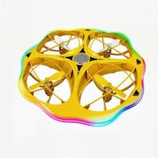 Drone Controle Remoto 360° com Luzes Coloridas e Sensor de Obstáculos – Brinquedo Voador Infantil