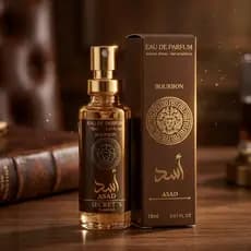 Perfume Masculino Asad Bourbon 15ml Masculino Eau de Parfum Forte Marcante Portátil  e Elegante .