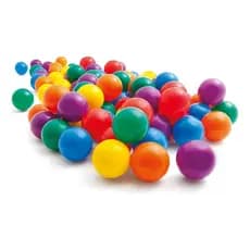 Bolas Coloridas Plásticas para Piscina 100 Unidades 8cm Infantil Piscina de Bolinhas