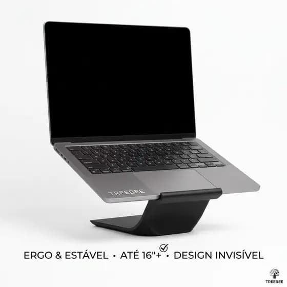 Suporte Para Notebook, MacBook, Tablet Invisível e Minimalista Elevador de Mesa Resistente Universal