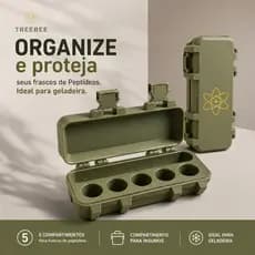 Case Organizadora para Bujões, Óleos Essenciais - TG, Pepti, Amino, Tirze, Doterra Pode Geladeira até 3ML
