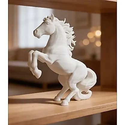 Cavalo Decorativo Moderno | Escultura de cavalo para Decoração