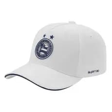 Boné Aba Curva Bahia Masculino Escudo Frontal Silkado Original Boné Bahia Masculino Aba Curva