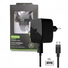 Carregador Completo Com Cabo V8 Turbo 10W Kapbom KA-5609-V8