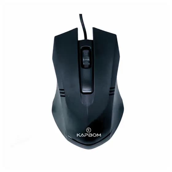 Mouse Óptico Com Fio Usb 3 Botões Ergonomico Kapbom KA-605