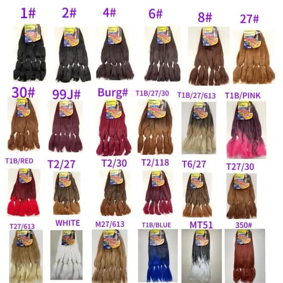kit cabelo Jumbo 400  gramas 20 pacotes para trança