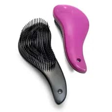 ESCOVA MÁGICA FUNCIONAL ANT FRIZZ DESEMBARAÇAR CACHOS AFRO BLACK FEMININO MASCULINO UNISEX
