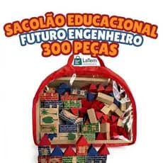 Brinquedos Blocos de Montar Sacolão Engenheiro Castelinho