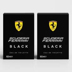 Kit De 1 Até 2 Perfumes Masculinos Ferrari Black 100ml | Importado com Alta Fixação e Longa Duração