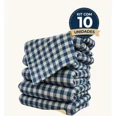 Pano de Chão Grande premium duplo  70x45cm – Algodão, Alta Absorção e Limpeza Reforçado/Resistente