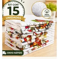 Kit Panos de Prato | Resistente Estampado Sortido 38cm x 60cm