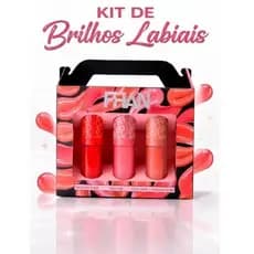 Gloss Labial 3 Tons Hidratantes Cheirosos Doce Macio Realça Sua Beleza Ficando mais Linda YCF- 1