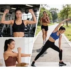 Sutiã Fitness com Zíper Frontal Modelador Sem Costura Alta Elasticidade Alça Regulável