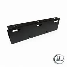 Organizador De Cabos E Fios Oculto Para Mesa Em Aço Carbono Com Pintura Eletrostática Preto
