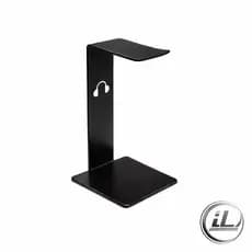 Suporte Fone De Ouvido Preto Para Mesa em Aço Carbono Headset Hedphone Gamer