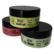 Esfoliante Corporal Hidratante 180g – Maracujá, Kiwi ou Melancia – Pele Macia e Renovada