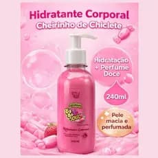 Hidratante Corporal Cheirinho de Morango e Melancia 240ml Babasoul | Pele Macia, Perfume Doce, Hidratação Diária