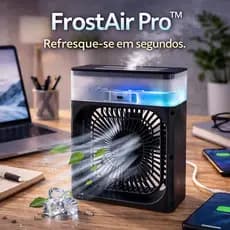 Climatizador Portátil USB com Água e Gelo | Mini Ar Condicionado Silencioso Ventilador
