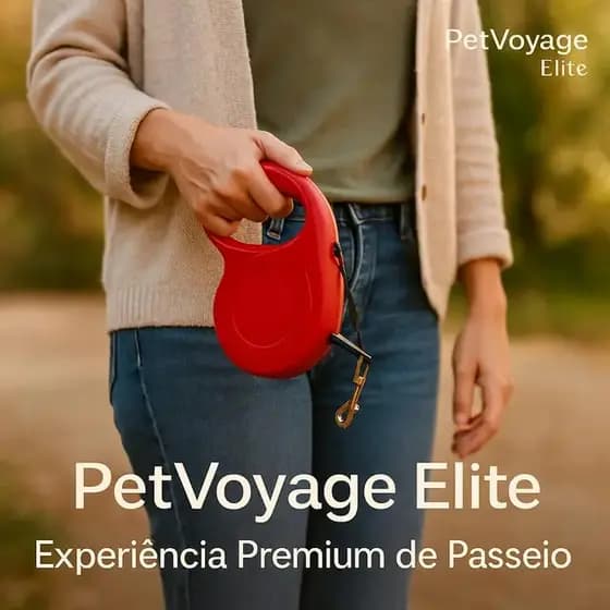 Guia Retrátil para Cachorros 5 Metros com Trava de Segurança