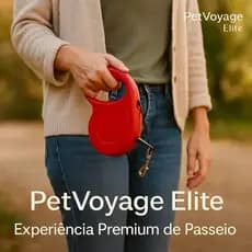 Guia Retrátil para Cachorros 5 Metros com Trava de Segurança