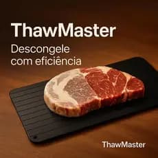 Tábua Descongelante Material Termicamente Condutor Praticidade Cozinha