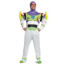 Y4NS "Disaganda" Fantasia Deluxe do Buzz Lightyear Tamanho Adulto