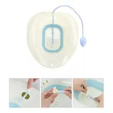 Banheira De Assento Dobrável E De Vaso Sanitário De Imersão Perineal Portátil