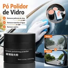 Pó De Polimento De Vidro 80g Remover Chuva Ácida E Película De Óleo Para Parabrisa Do Carro