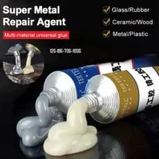 【Pronta Entrega】Cola Reparo Metal Solda Fria Industrial AB Resistente Calor