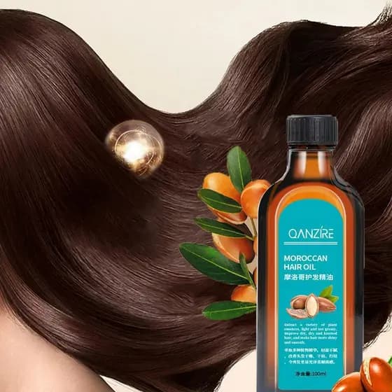 Óleo De Crescimento Capilar Anti-Frizz Secos E Lisos