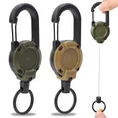 Chaveiro Retrátil De 60 Cm , Cordão Elástico , Resistente À Perda Para Mochila , Bolsa Portátil , Chaves