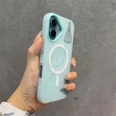 Nossa Toque confortávelMagnética Capinha  Case Para IPhone 11 12 13 14 15 16 Normal Pro Max Capa