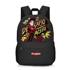 Mochila adulto e Infantil YUTUBER ENALDINHO DESENHO Escolar volta as aulas 2026 Bolsa Leve e Reforçada de Nylon PROMOÇÃO
