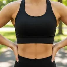 Top Cropped Fitness Sem Bojo Cós Largo Treino Casual Academia Multiuso