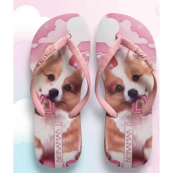 Chinelo Infantil Estampado Casual Verão Lançamento Unissex